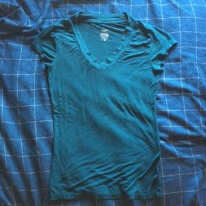 Teal V-neck Mossimo Supply Co.